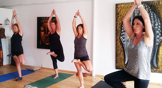 Yoga a la plage